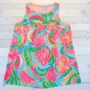 Lilly Pulitzer So A Peeling Flutter Tank Top Womens S Sleeveless